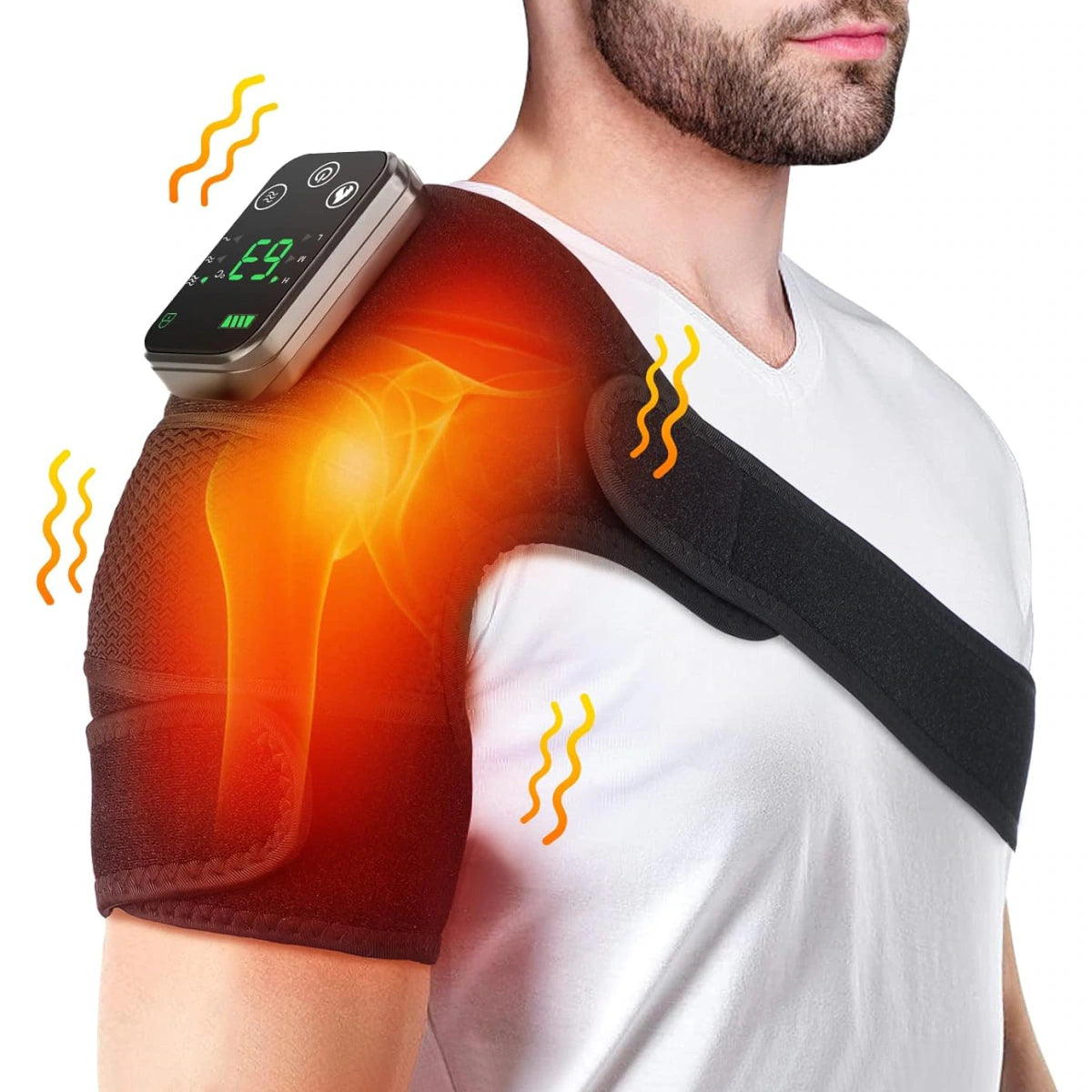 Aparat Masaj cu Căldură & Vibrații ThermoFlex™ – Soluția ta pentru relaxare reală ⚡️🔥